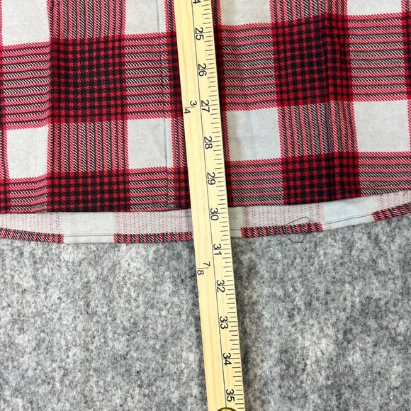 Fieldmaster Red Plaid Shirt XL (17-17.5) USA Made Perma-Prest 50/50 Vintage New - Picture 6 of 13